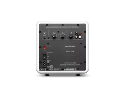 Cambridge Audio MSX Sub 200 kompakter Aktiv-Subwoofer für tiefen und kontrollierten Bass.