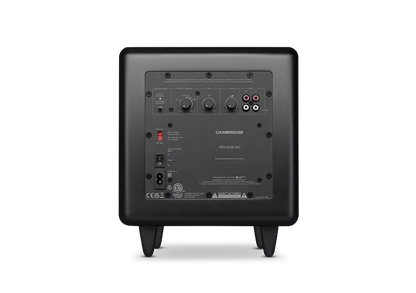 Cambridge Audio MSX Sub 300 Aktiv-Subwoofer für kraftvollen und präzisen Bass im HiFi- und Heimkino-System.