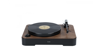 ELAC Miracord 80 Premium-Plattenspieler für präzise und audiophile Vinylwiedergabe.