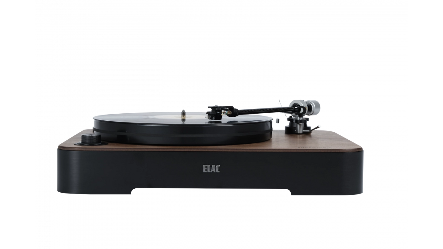 ELAC Miracord 80 Premium-Plattenspieler für präzise und audiophile Vinylwiedergabe.