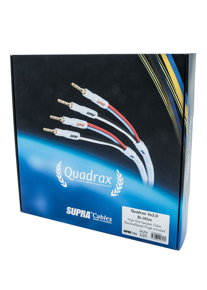 SUPRA Cables QUADRAX 4X2.0 BI-WIRE COMBICON