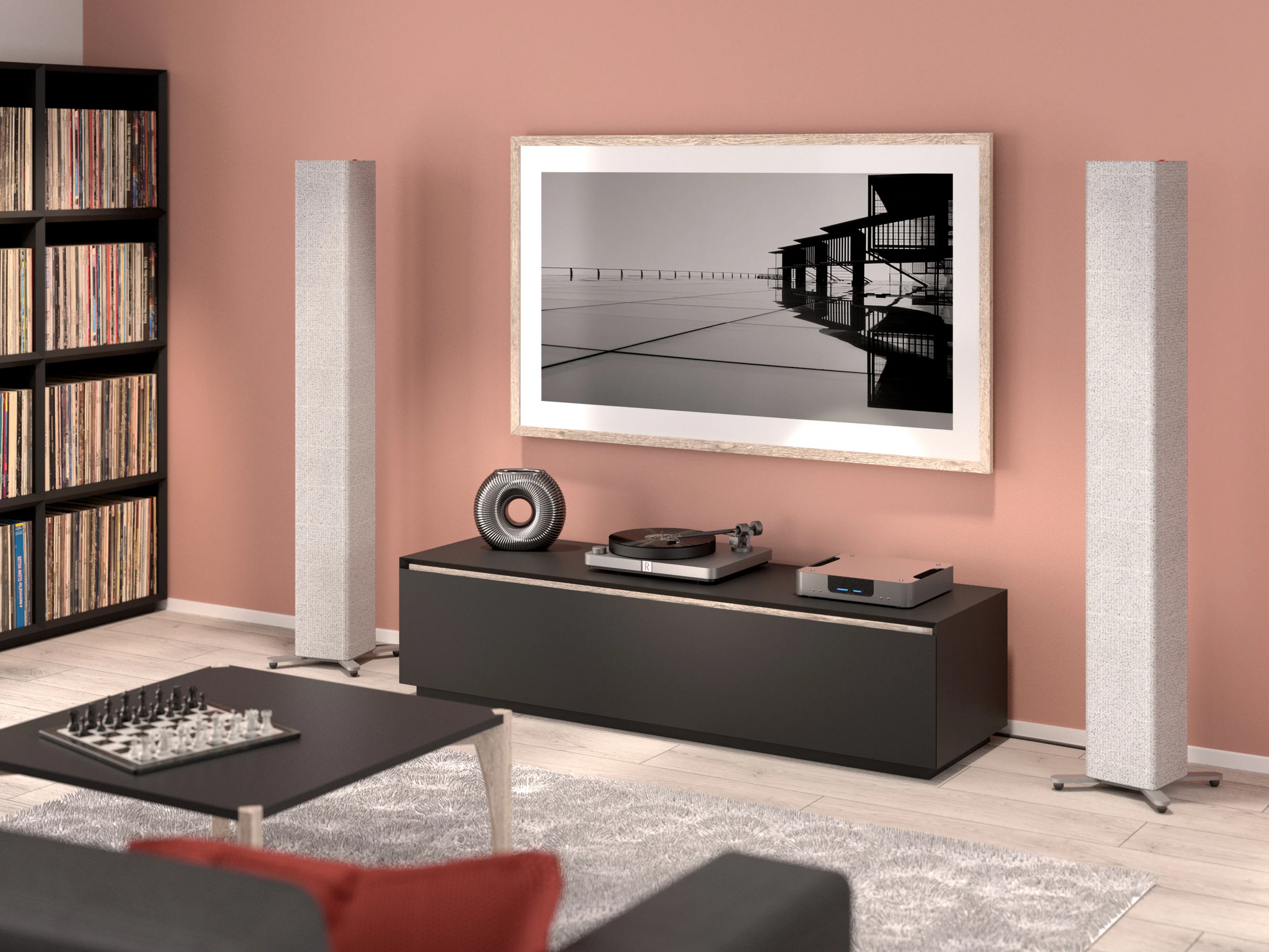 SONOX X150 High-End-Standlautsprecher mit mehreren Treibern für dynamische, detailreiche und audiophile Musikwiedergabe.