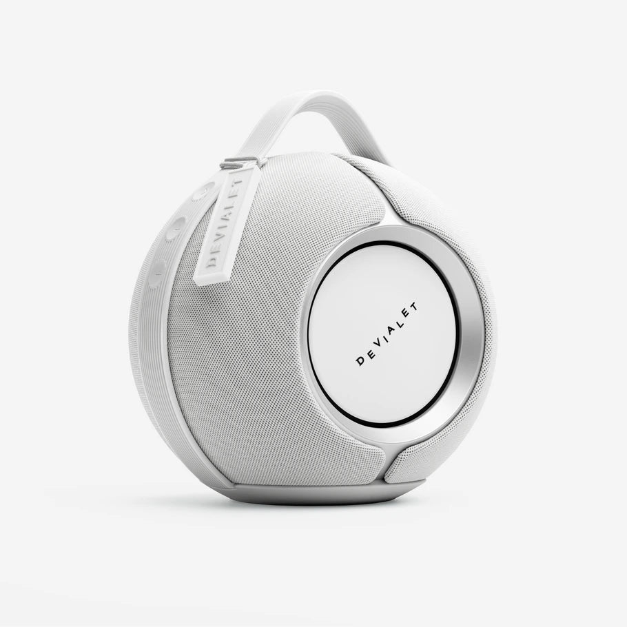 Devialet Mania tragbarer Premium-WLAN- und Bluetooth-Lautsprecher mit 360°-Sound und kraftvoller Klangqualität.