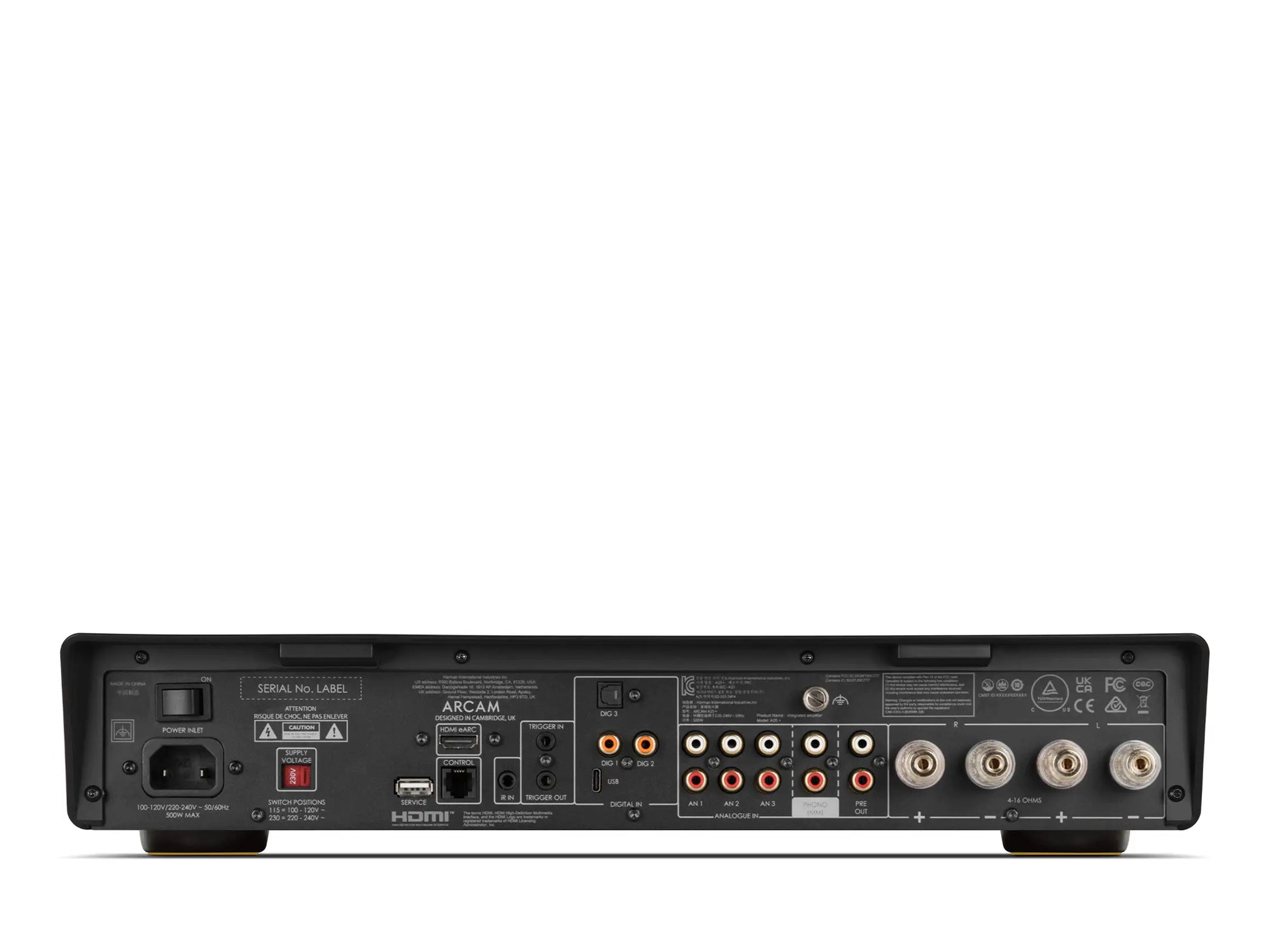 Arcam A25+ Vollverstärker mit hochwertiger Audiotechnik für anspruchsvolle HiFi-Systeme.