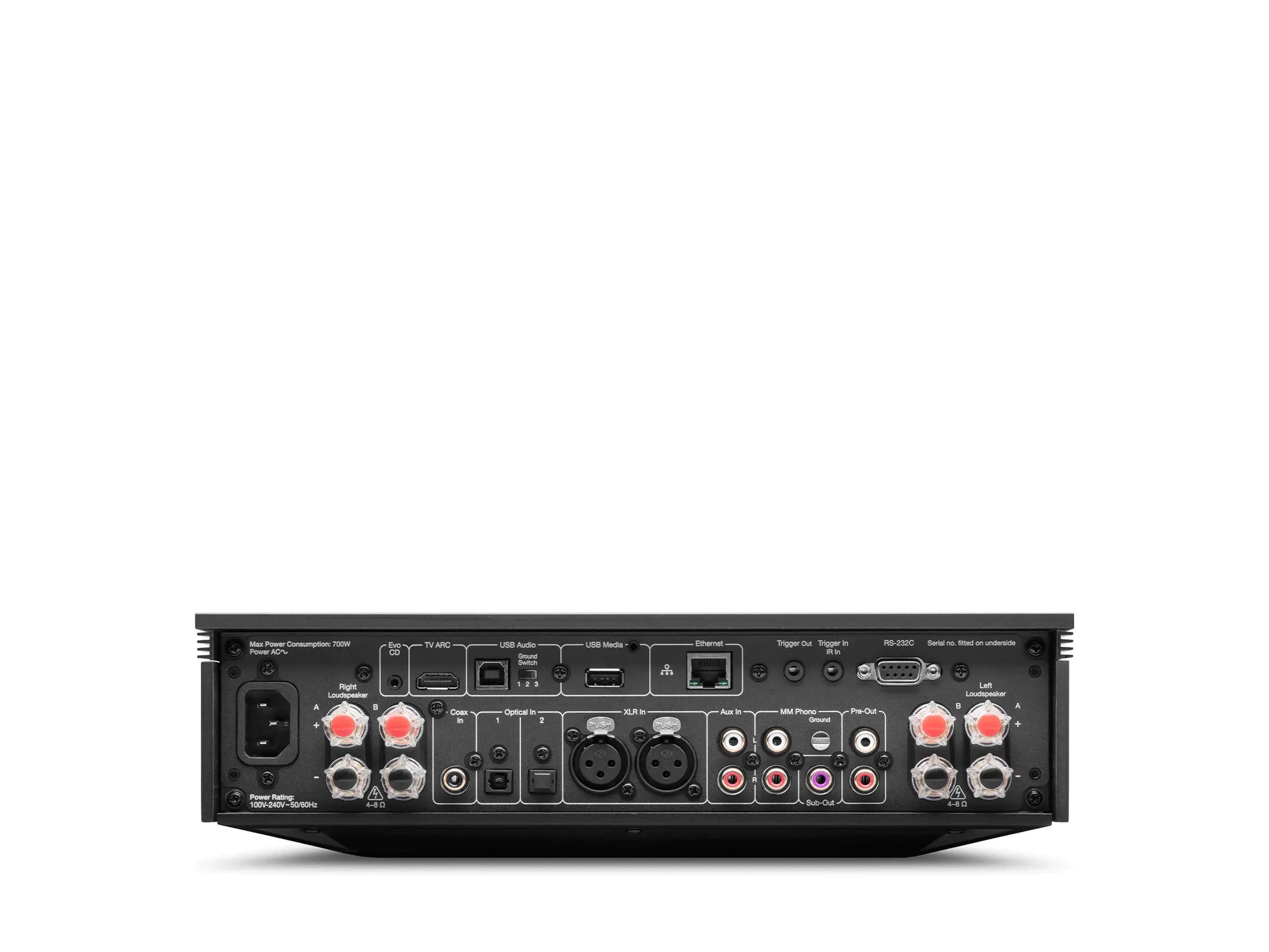 Cambridge Audio Evo 150 SE All-in-One-Streaming-Verstärker mit Hi-Res-Audio und integriertem DAC.