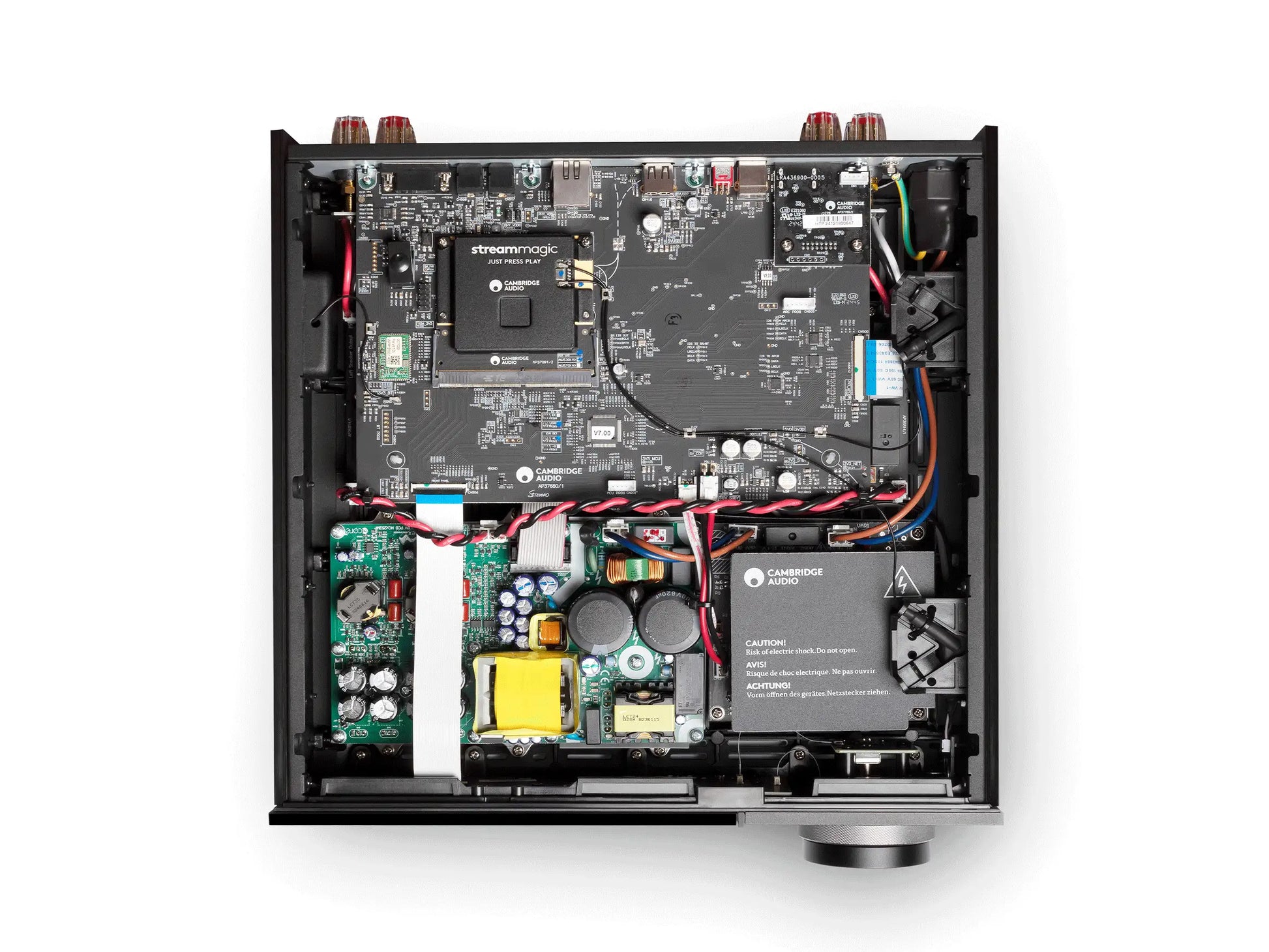 Cambridge Audio Evo 150 SE All-in-One-Streaming-Verstärker mit Hi-Res-Audio und integriertem DAC.