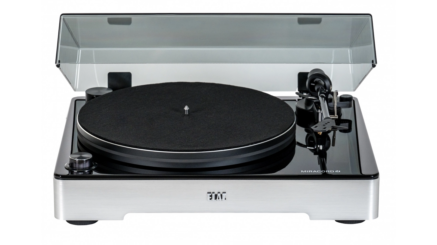 ELAC Miracord 60 Premium-Plattenspieler für präzise und detailreiche Vinylwiedergabe in audiophiler Qualität.