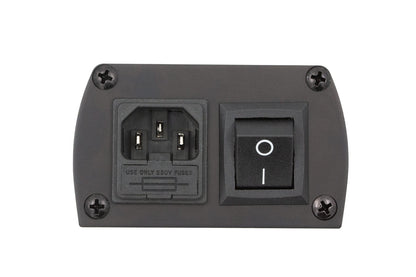 SUPRA Cables MAINS BLOCK MD06-EU/SP SPC BLACK SWITCH