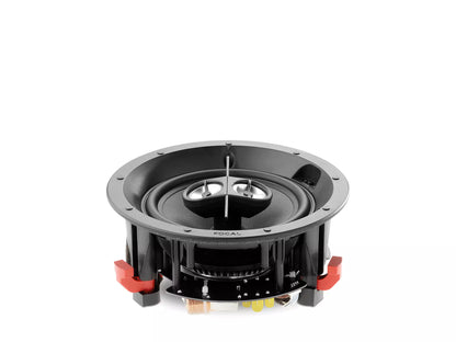 Focal 100 IC6ST Stereo-Deckenlautsprecher für hochwertige Musikwiedergabe aus einer einzigen Einbauposition.