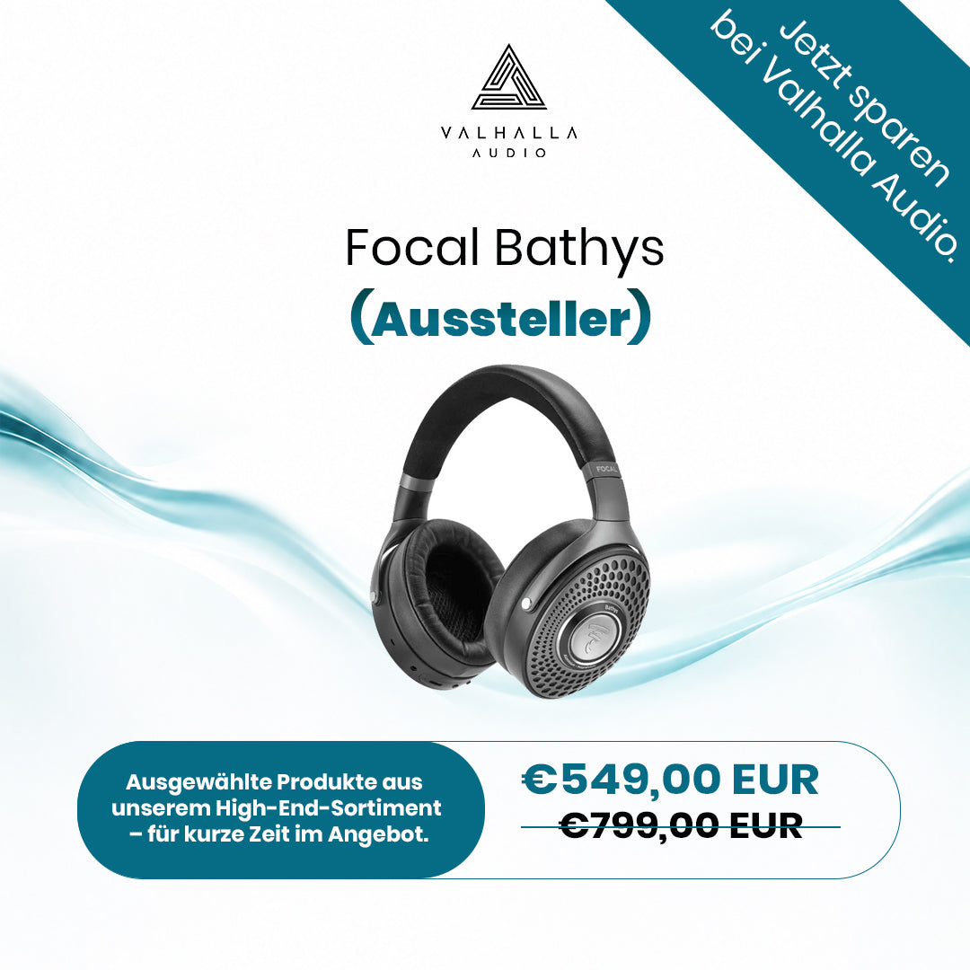 Focal Bathys kabelloser High-End-Over-Ear-Kopfhörer mit ANC als Ausstellungsgerät.