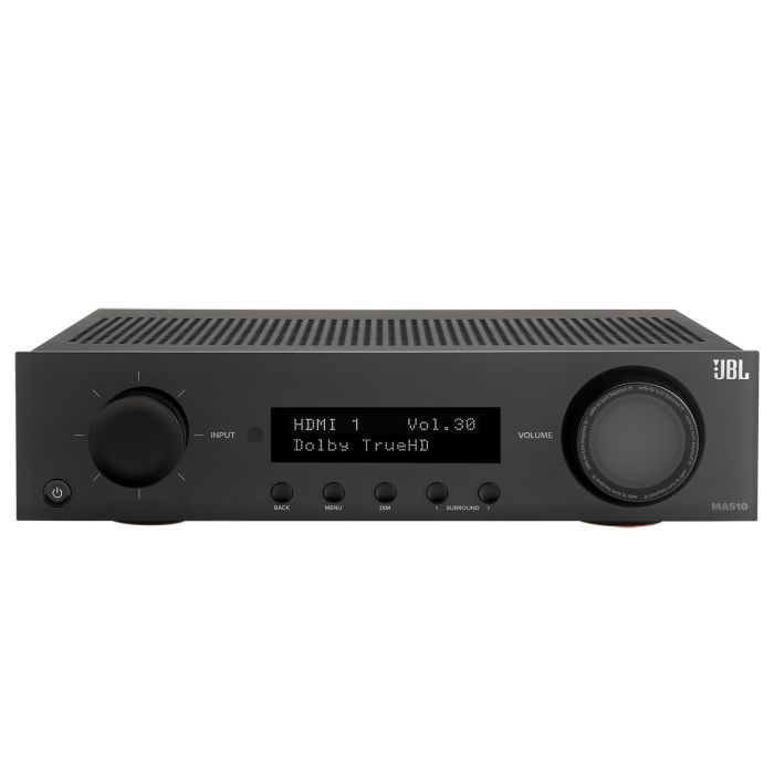 JBL MA510 integrierter Stereo-Verstärker mit moderner Konnektivität und ausgewogenem Klang.
