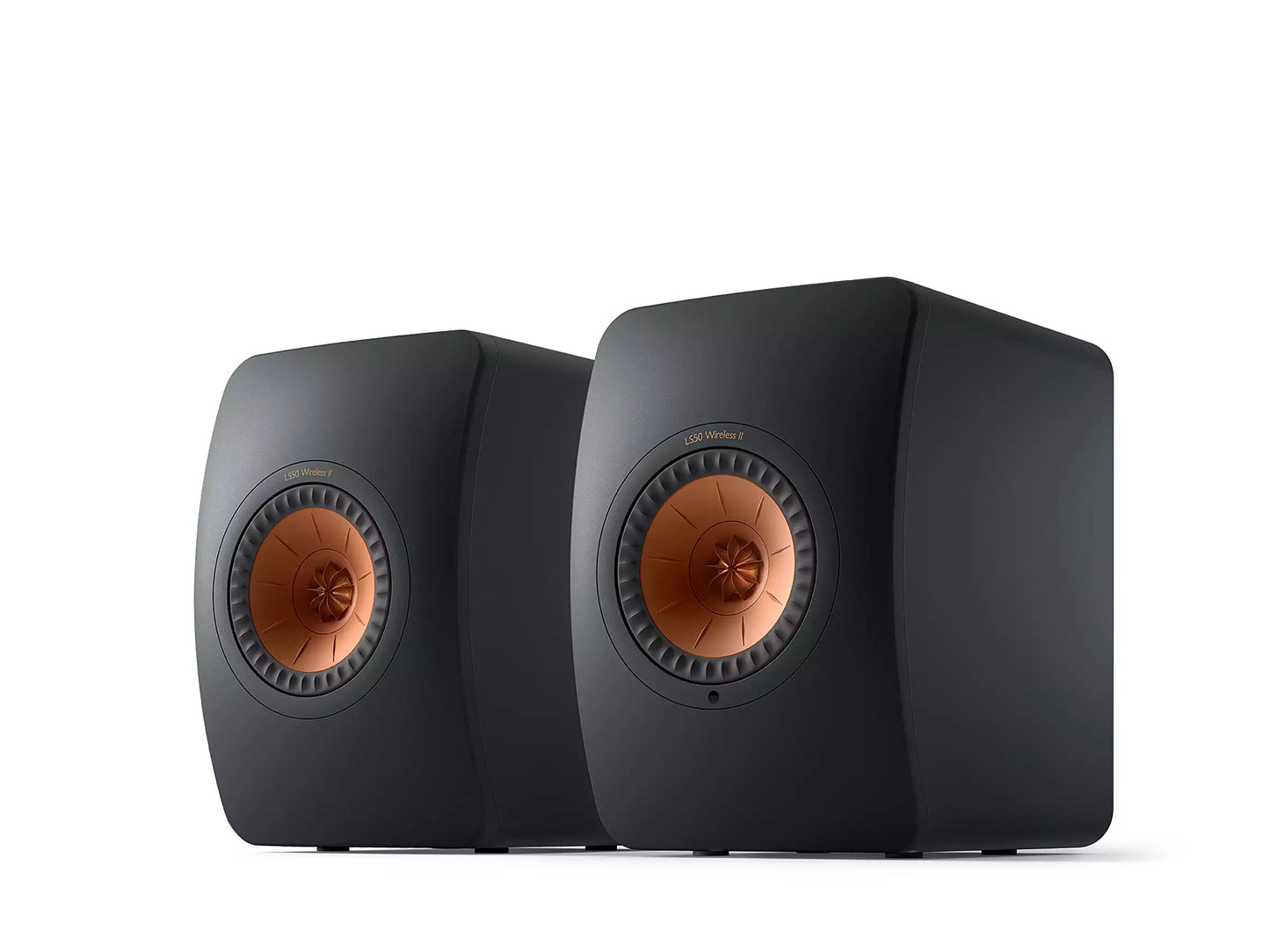 KEF LS50 Wireless II kabellose HiFi-Regallautsprecher mit Uni-Q-Treiber und integriertem Streaming für audiophilen Klang.