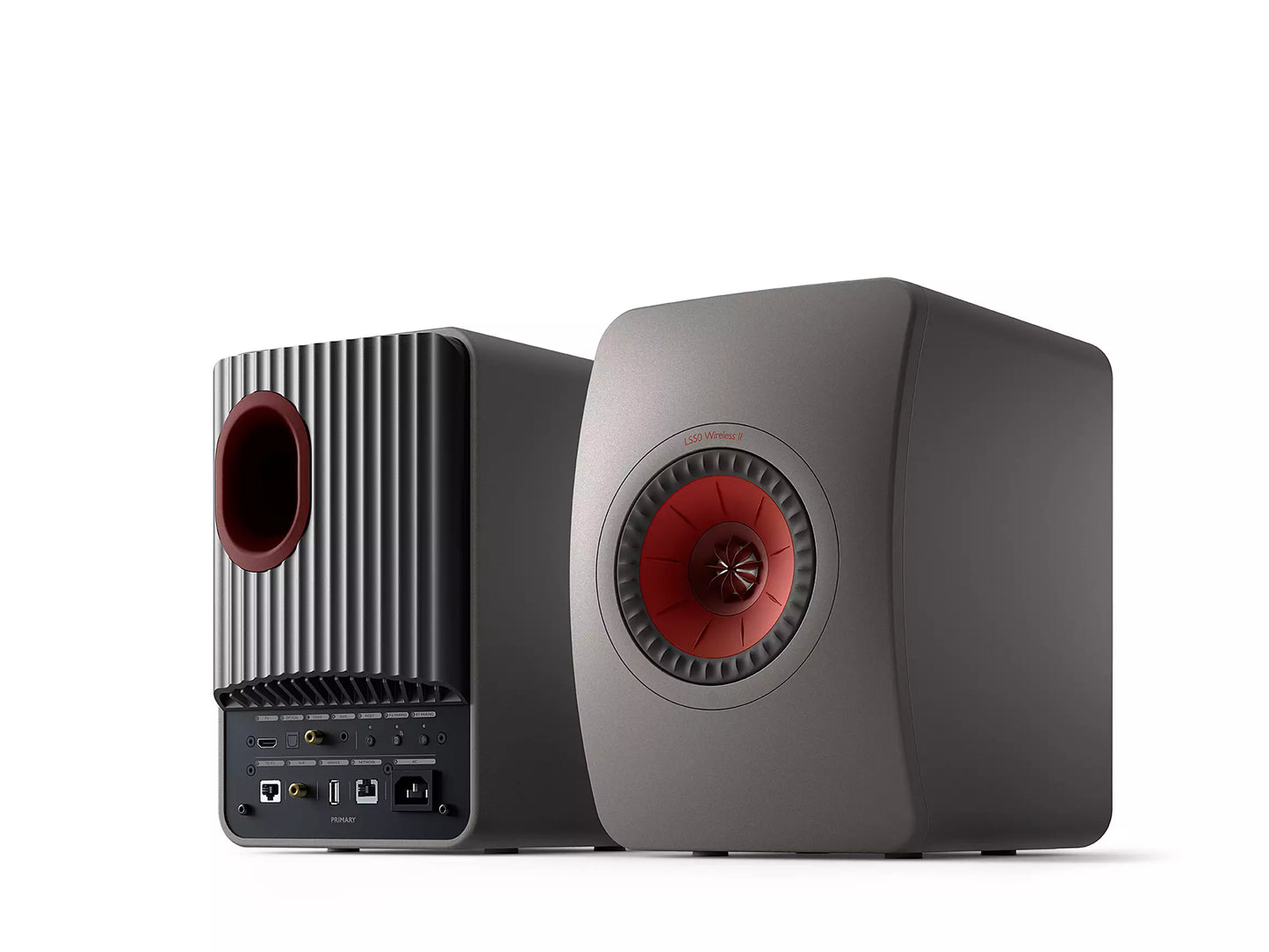 KEF LS50 Wireless II kabellose HiFi-Regallautsprecher mit Uni-Q-Treiber und integriertem Streaming für audiophilen Klang.