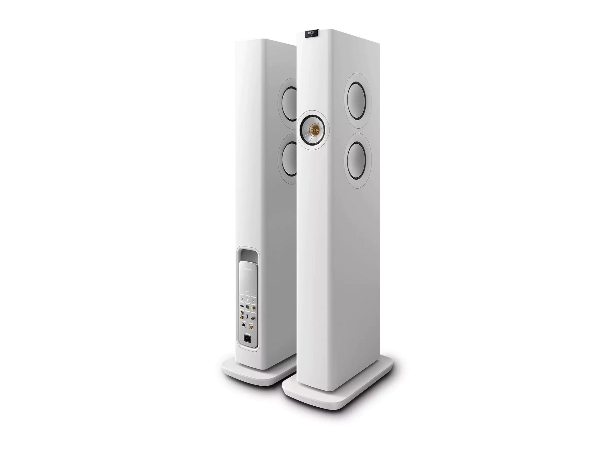 KEF LS60 Wireless kabellose High-End-Standlautsprecher mit Uni-Q-Technologie und integriertem Musikstreaming.