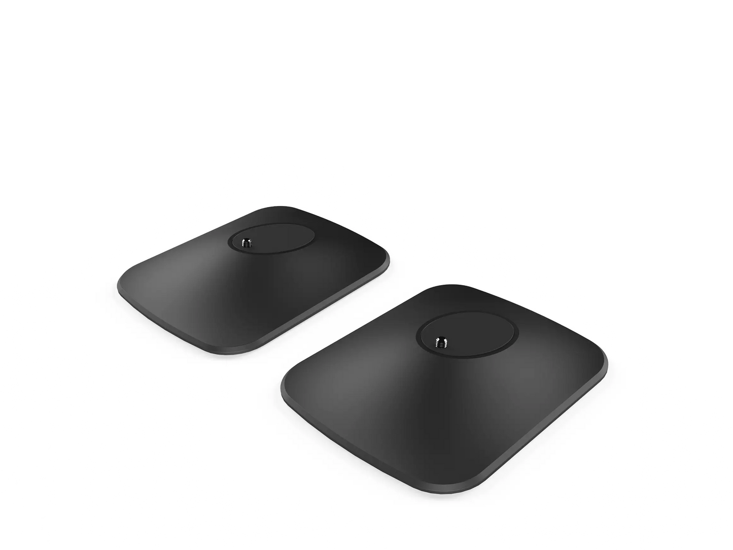 KEF P1 Desk Pad Tischständer für die optimale Aufstellung von KEF LSX Lautsprechern auf dem Schreibtisch.