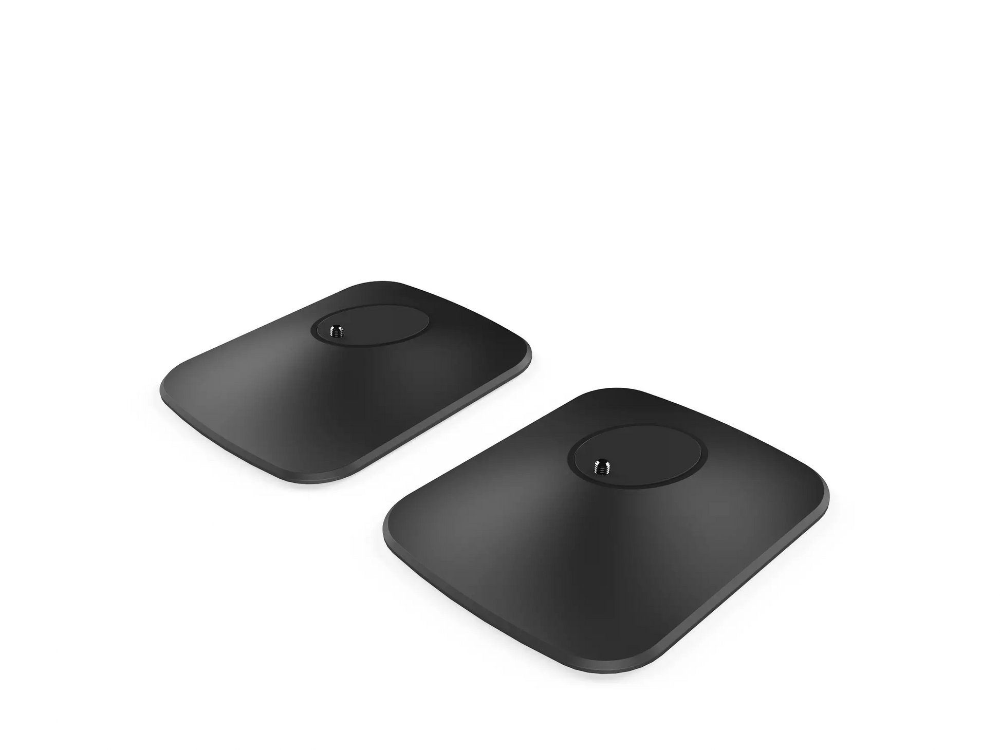 KEF P1 Desk Pad Tischständer für die optimale Aufstellung von KEF LSX Lautsprechern auf dem Schreibtisch.