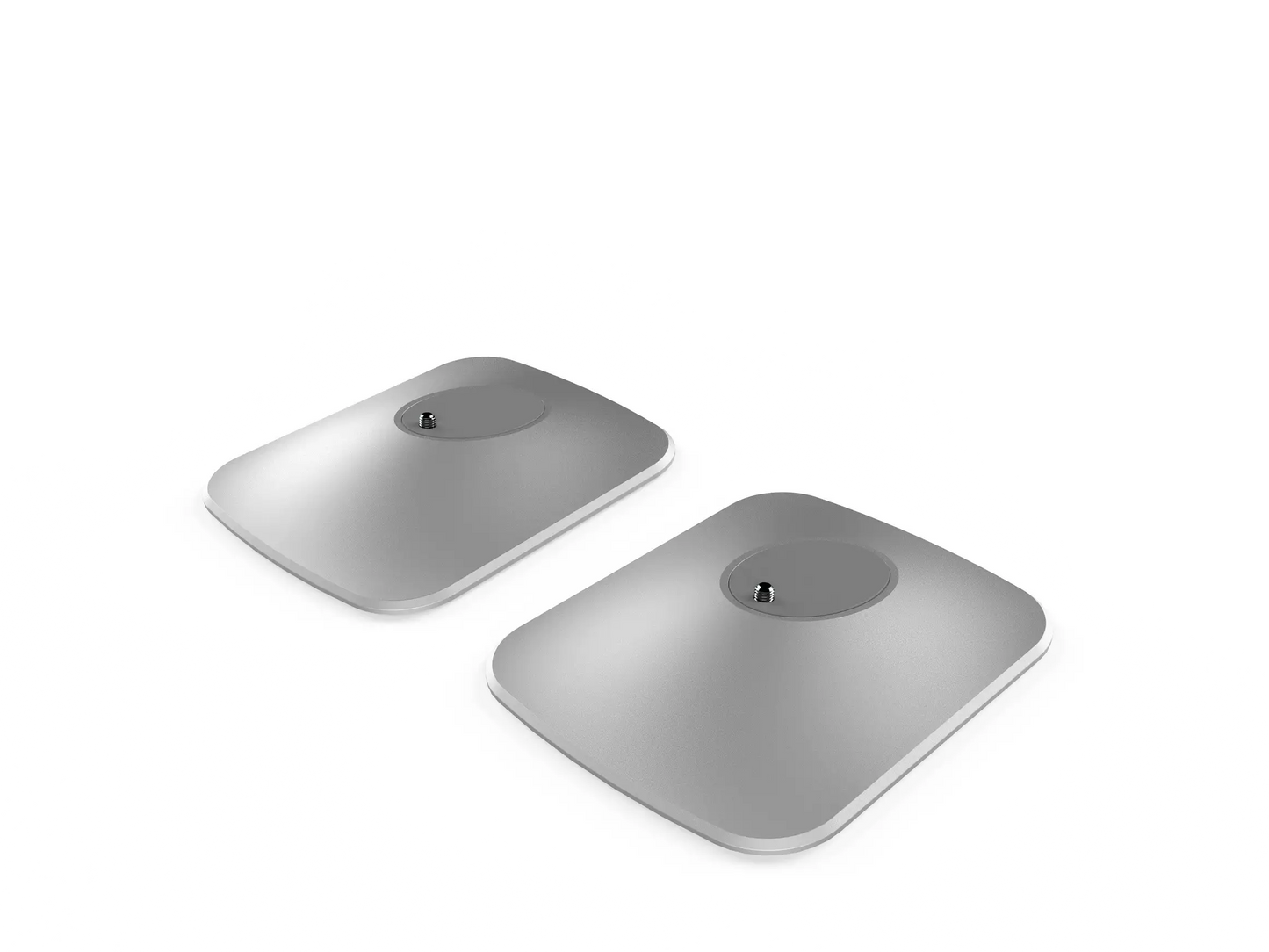 KEF P1 Desk Pad Tischständer für die optimale Aufstellung von KEF LSX Lautsprechern auf dem Schreibtisch.