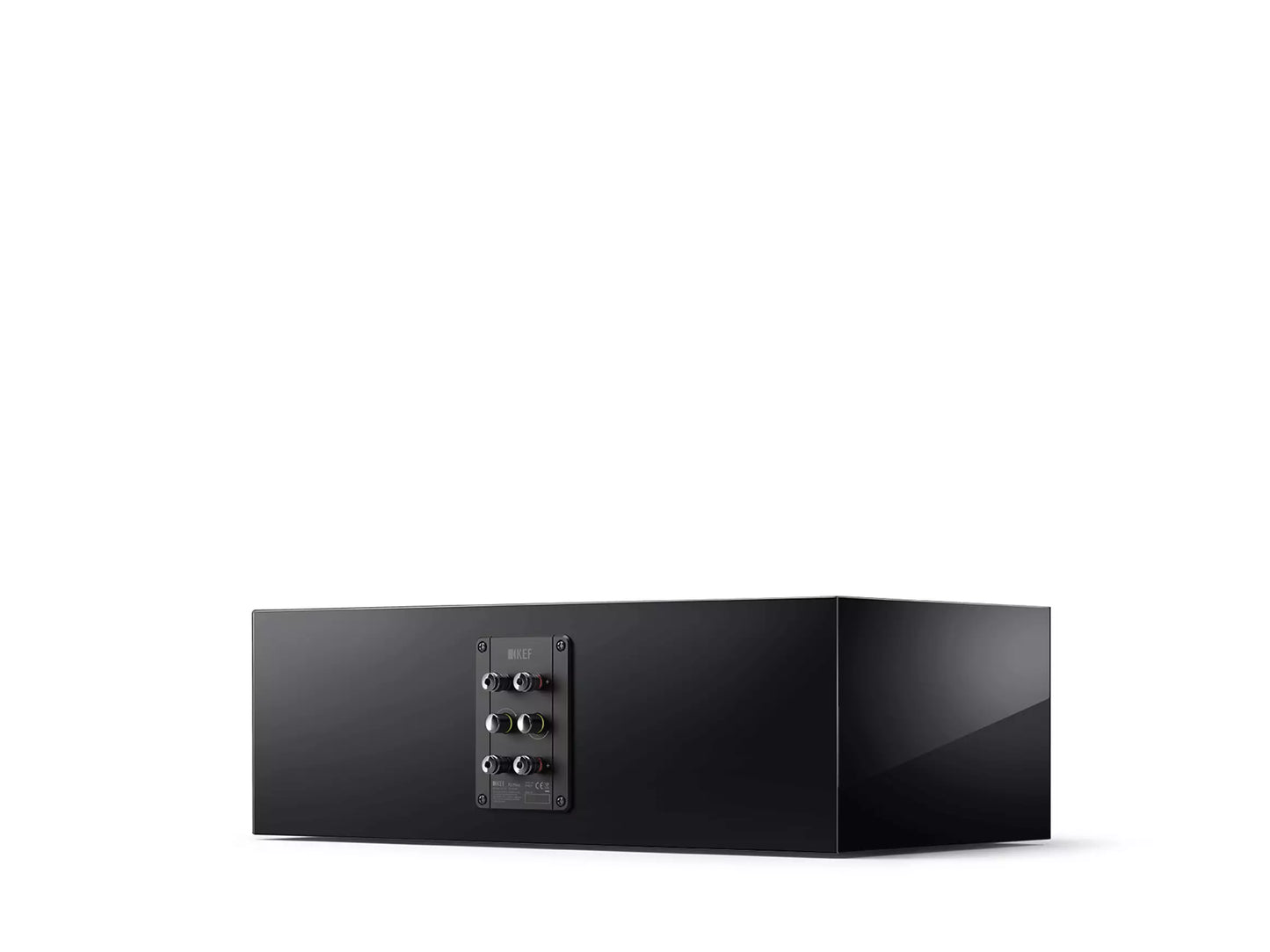 KEF R2 Meta Center-Lautsprecher mit MAT-Technologie für klare Sprachwiedergabe und ausgewogenen Heimkino-Klang.