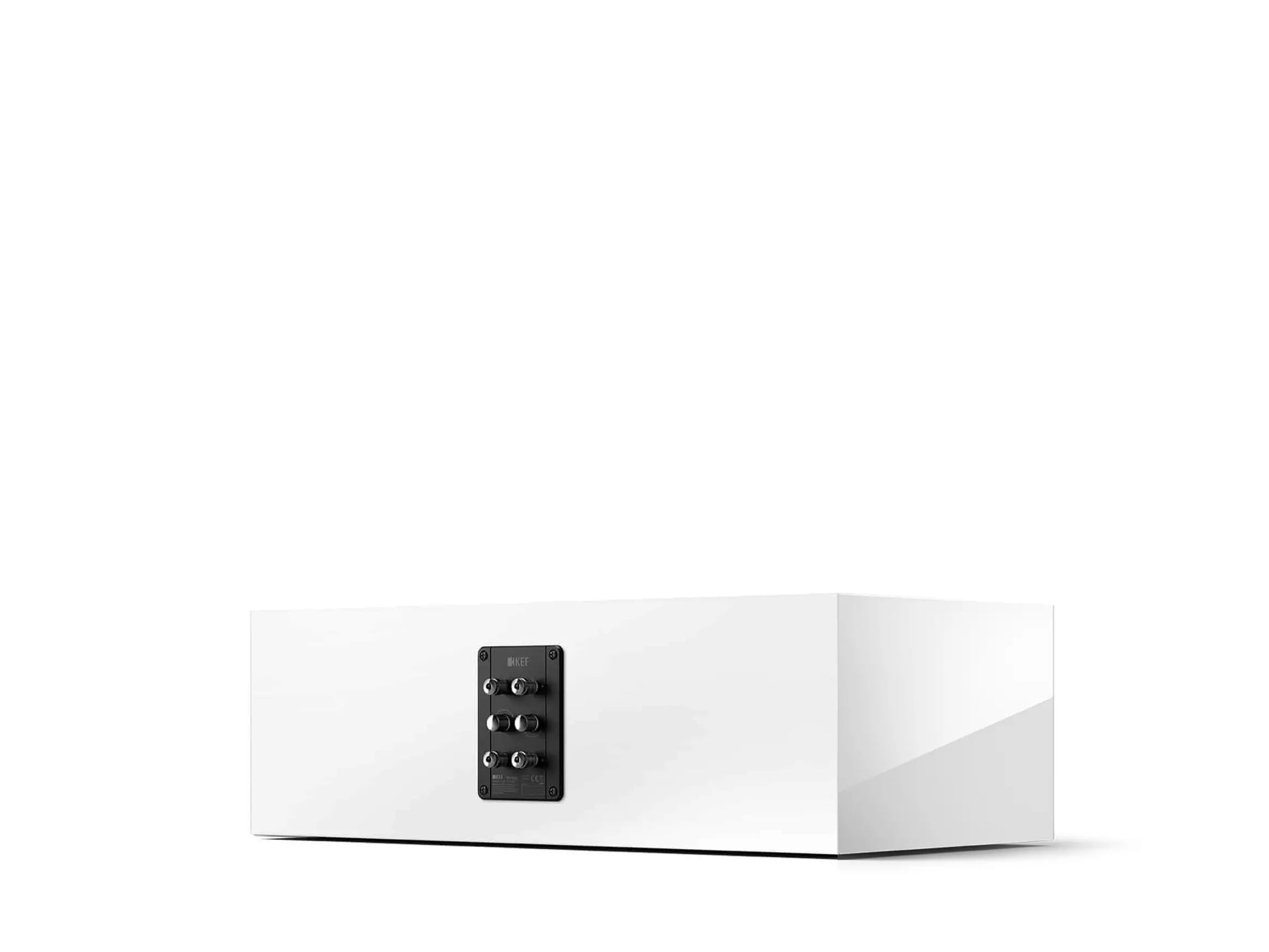 KEF R2 Meta Center-Lautsprecher mit MAT-Technologie für klare Sprachwiedergabe und ausgewogenen Heimkino-Klang.