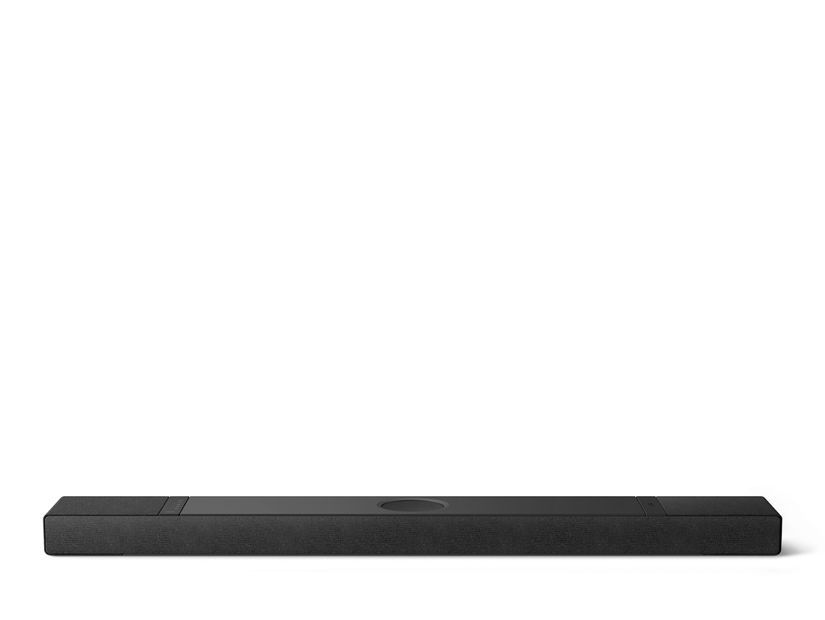 KEF XIO Soundbar für beeindruckenden Heimkino-Sound mit klarer Sprachwiedergabe und kraftvollem Klang.