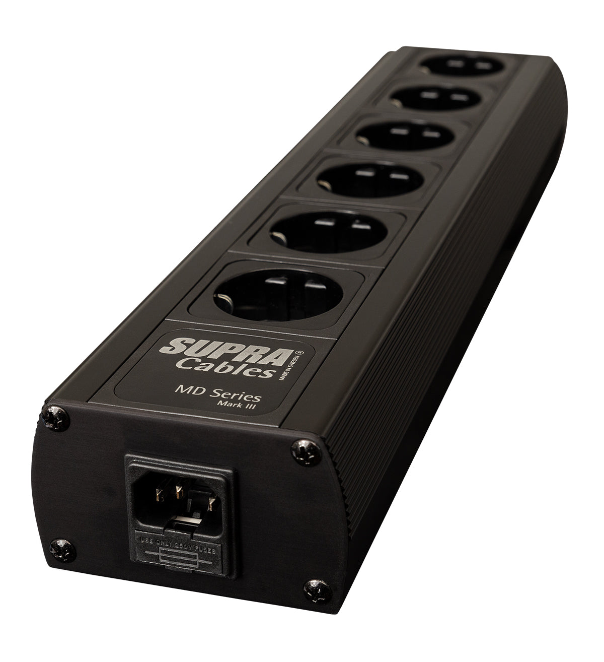SUPRA Cables MAINS BLOCK MD06-EU SPC BLACK