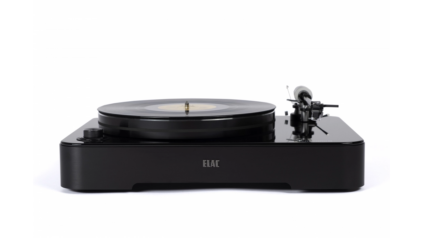 ELAC Miracord 80 Premium-Plattenspieler für präzise und audiophile Vinylwiedergabe.