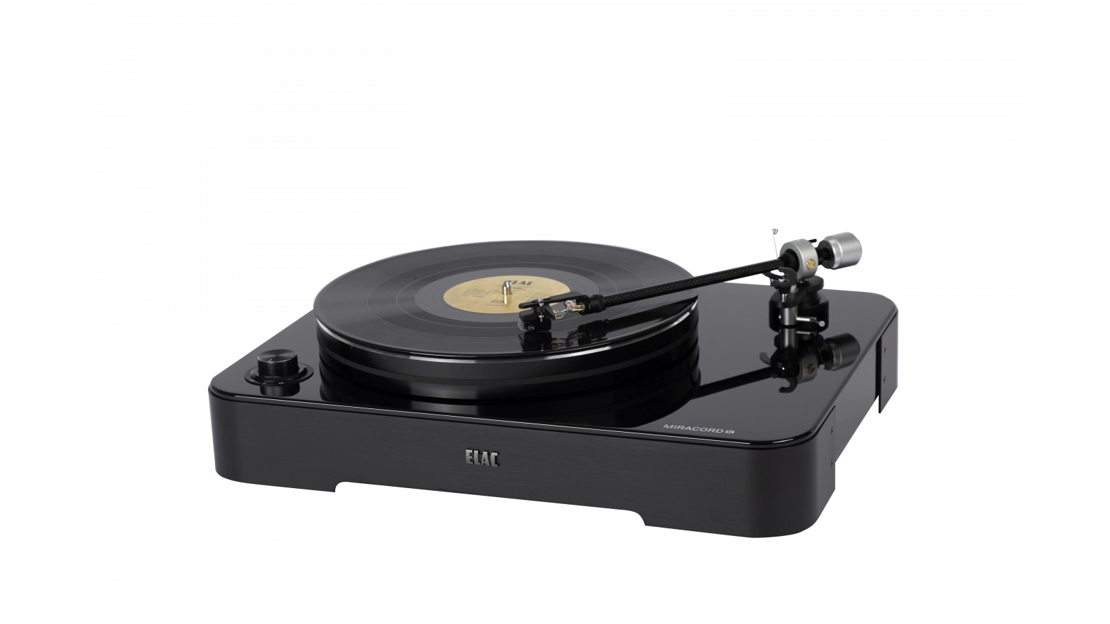ELAC Miracord 80 Premium-Plattenspieler für präzise und audiophile Vinylwiedergabe.