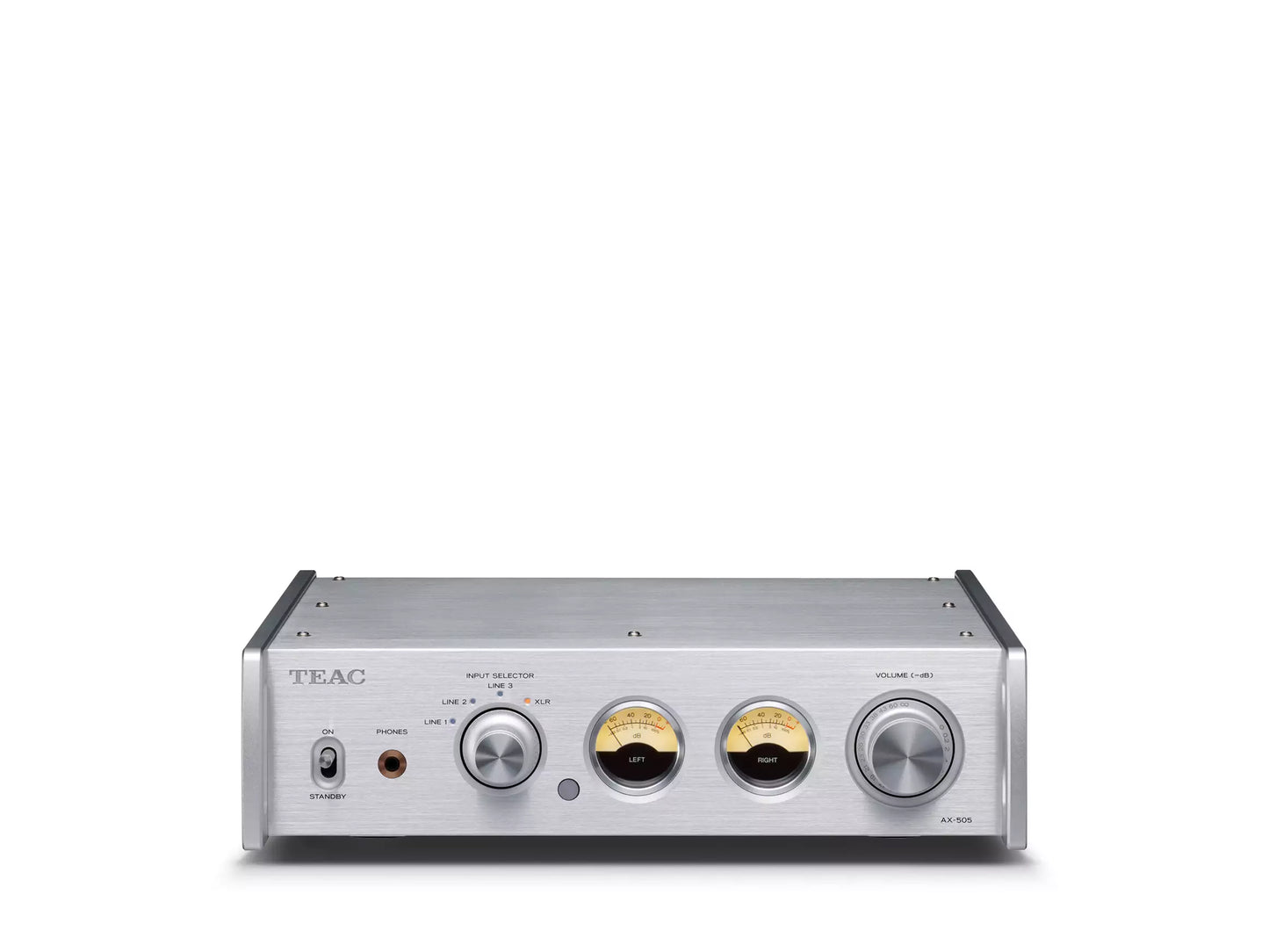 TEAC AX-505 Stereo-Vollverstärker mit kompakter Bauweise und audiophiler Verstärkertechnologie für hochwertige Musikwiedergabe.