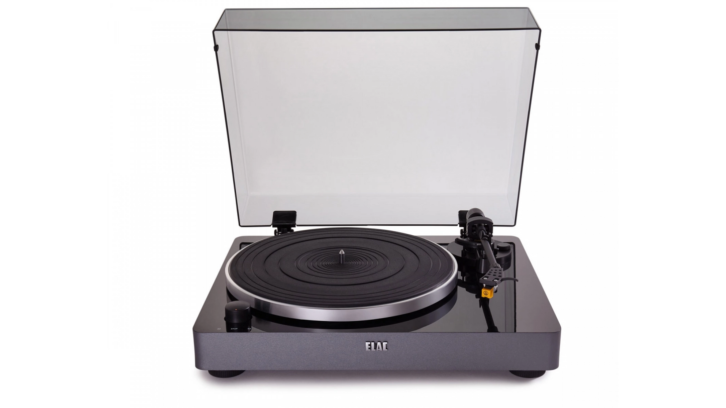 ELAC Miracord 50 HiFi-Plattenspieler für natürlichen Klang und hochwertige Schallplattenwiedergabe.