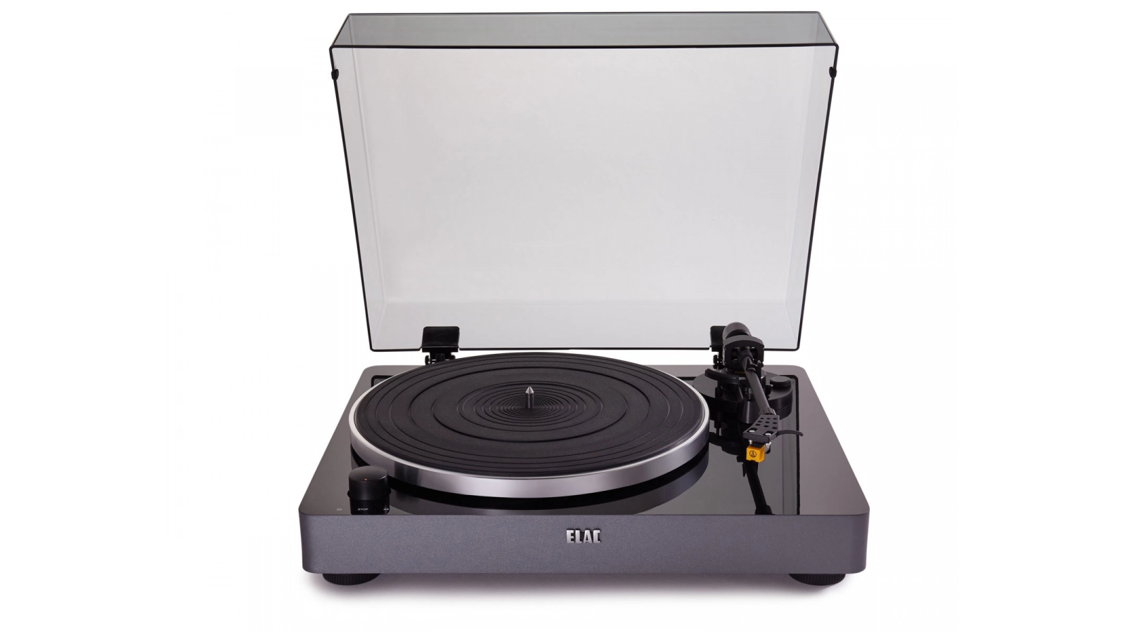 ELAC Miracord 50 HiFi-Plattenspieler für natürlichen Klang und hochwertige Schallplattenwiedergabe.