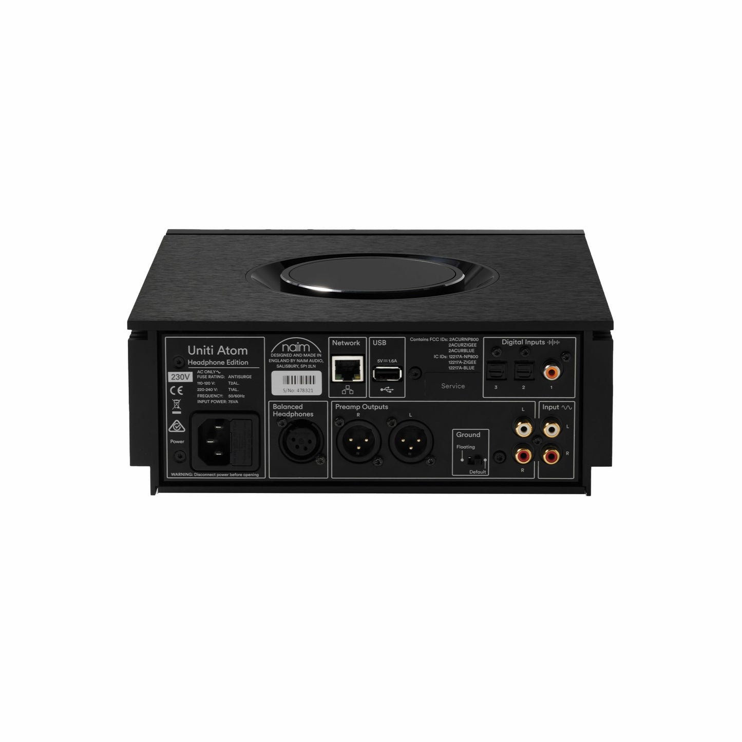 NAIM Uniti Atom HP + FOCAL CLEAR MG Kopfhörer SET