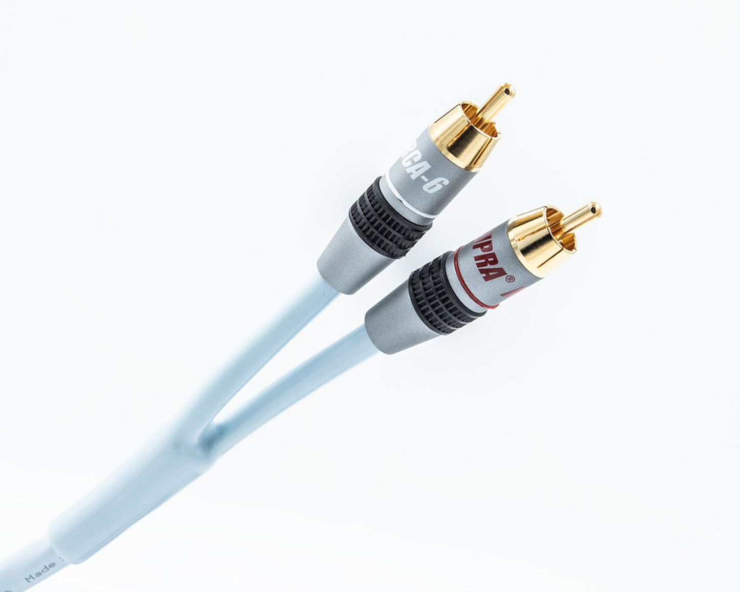 SUPRA Cables Y-LINK 1RCA-2RCA F-M BLUE 25CM